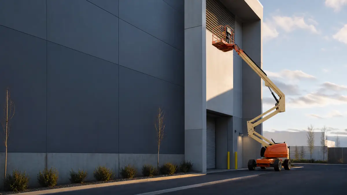 Articulating Boom Lifts jobsite access in Montgomery